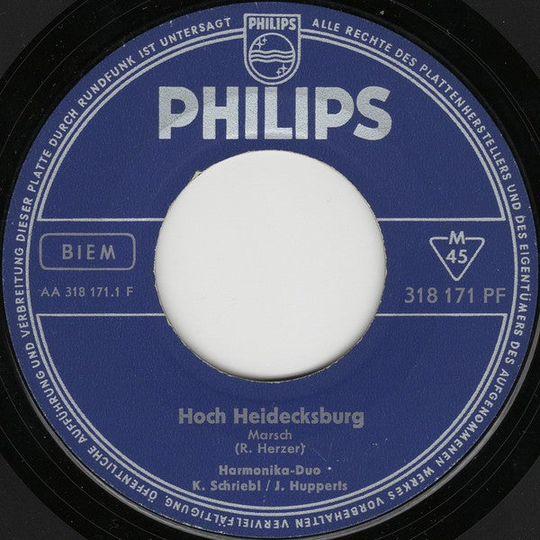 Harmonica Duo K. Schriebl / J. Hupperts - Schneewalzer 21866 2185? 33096 35786 Vinyl Singles VINYLSINGLES.NL