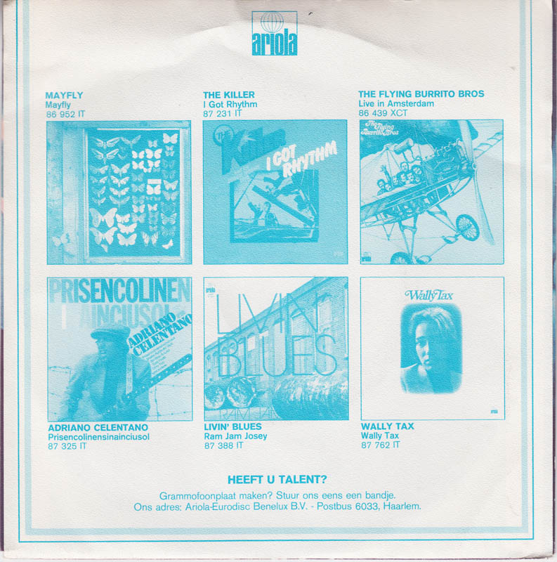 Sonny Reeder - I Will 04907 22641 Vinyl Singles VINYLSINGLES.NL