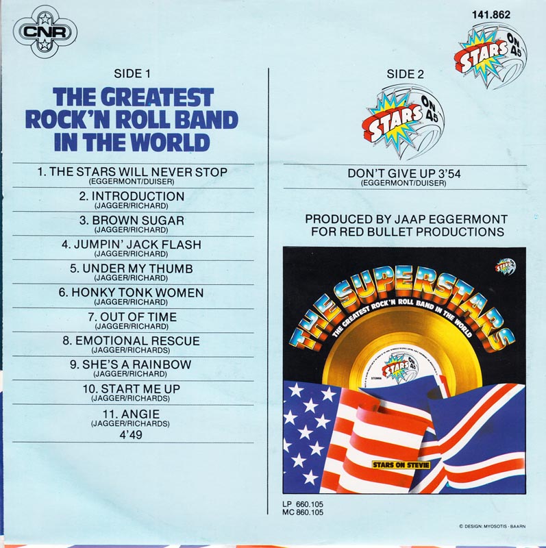 Stars On 45 - The Greatest Rock'n Roll Band In The World 30291 33495 33615 Vinyl Singles VINYLSINGLES.NL
