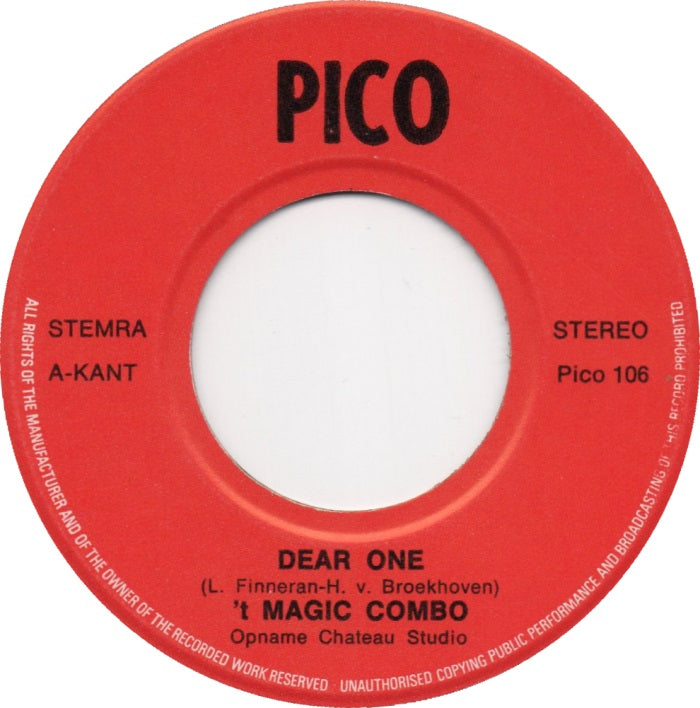 't Magic Combo - Dear One (Dutch Version) Vinyl Singles VINYLSINGLES.NL