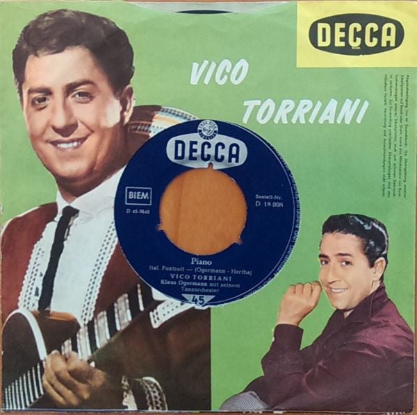 Vico Torriani - Immer Immer Wieder 16334 Vinyl Singles Goede Staat