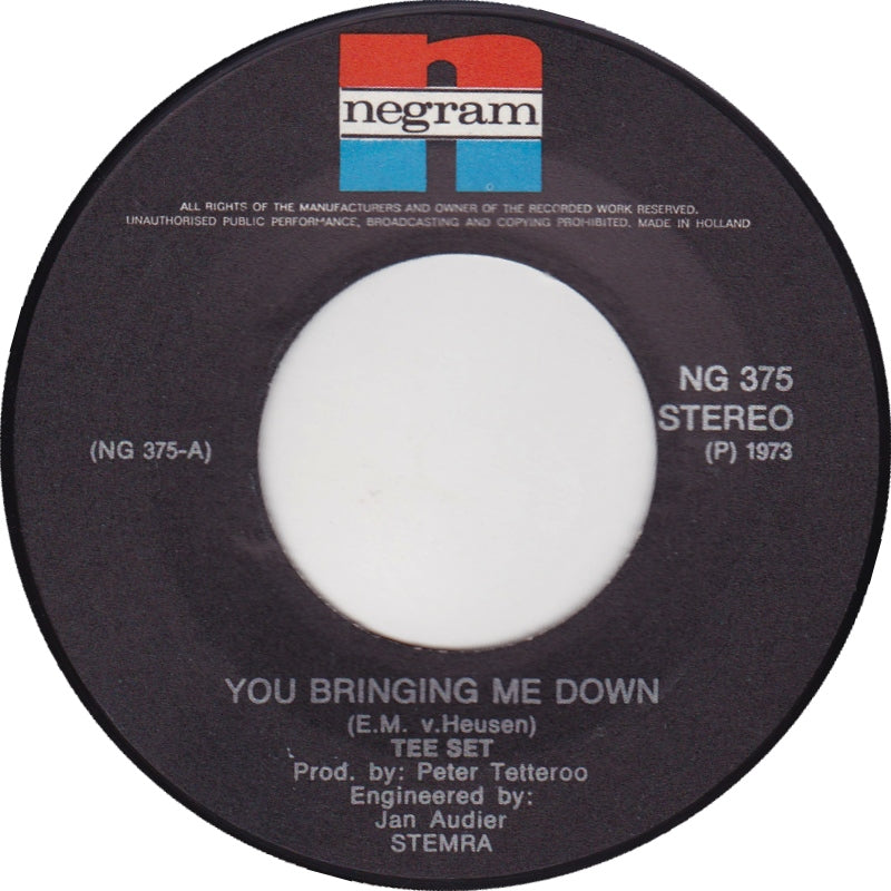 Tee-Set - You Bringing Me Down 30057 Vinyl Singles VINYLSINGLES.NL