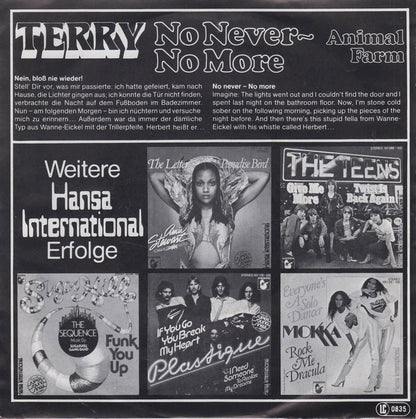 Terry - No Never - No More 17613 Vinyl Singles VINYLSINGLES.NL