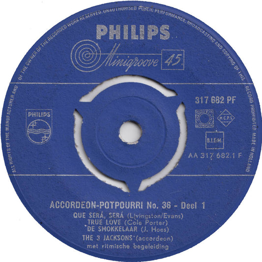 3 Jacksons - Accordeon Potpourri No. 36 24463 Vinyl Singles Hoes: Generic