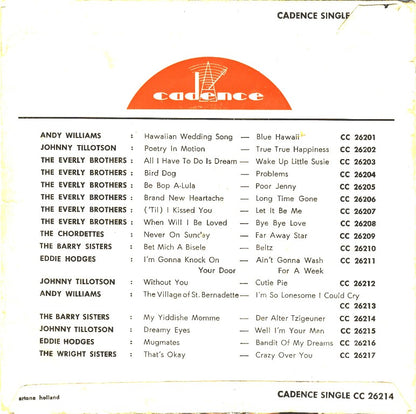 Barry Sisters - My Yiddishe Momme Vinyl Singles VINYLSINGLES.NL