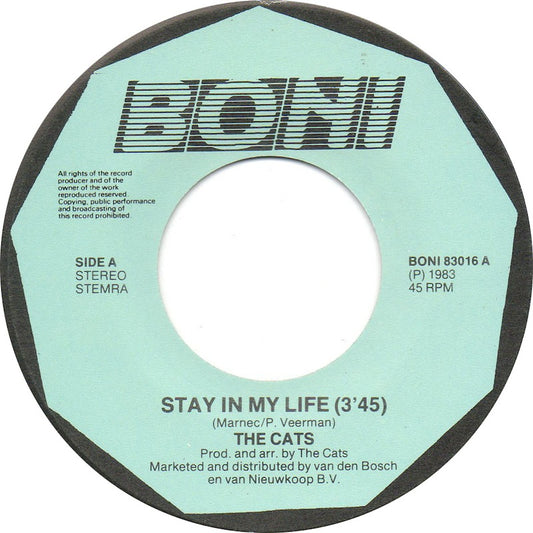Cats - Stay In My Life 10593 Vinyl Singles VINYLSINGLES.NL