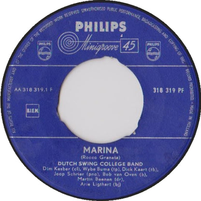 Dutch Swing College Band - Marina 15842 21421 33721 Vinyl Singles VINYLSINGLES.NL