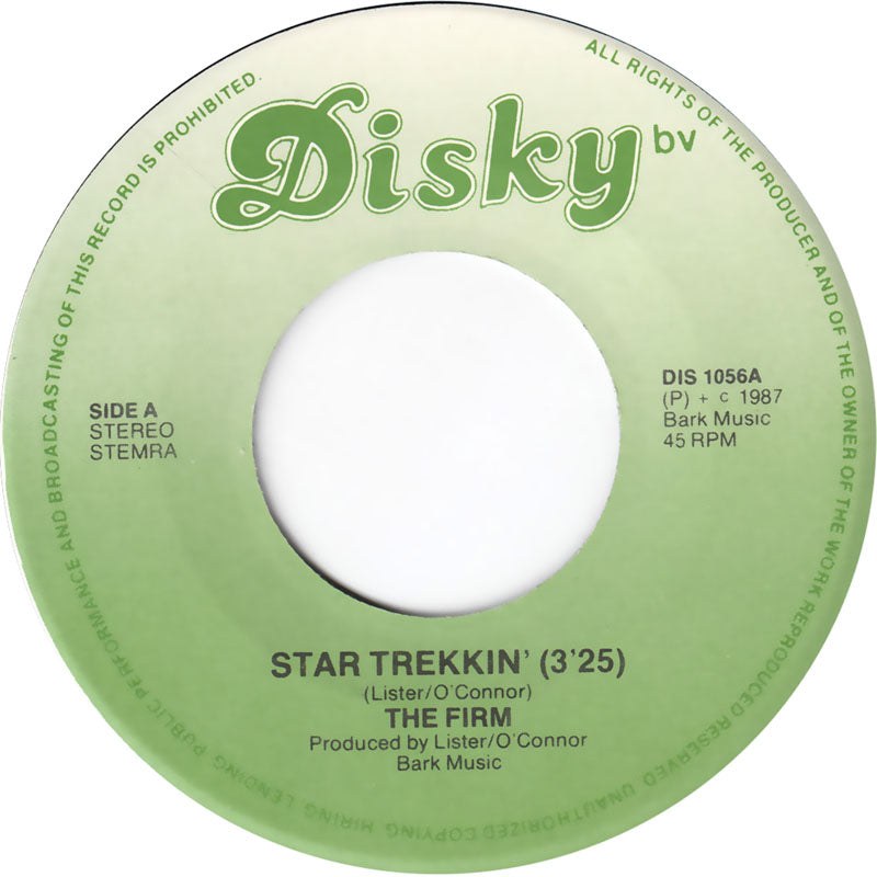 Firm - Star Trekkin Vinyl Singles VINYLSINGLES.NL