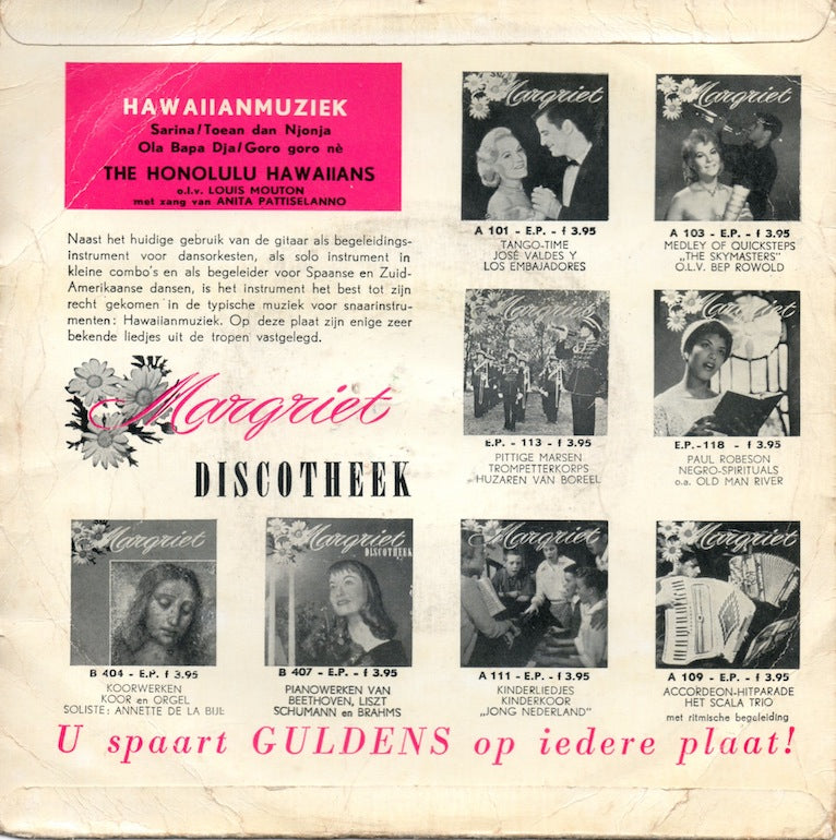 Honolulu Hawaiians - Hawaiian Muziek 10180 10982 Vinyl Singles Goede Staat