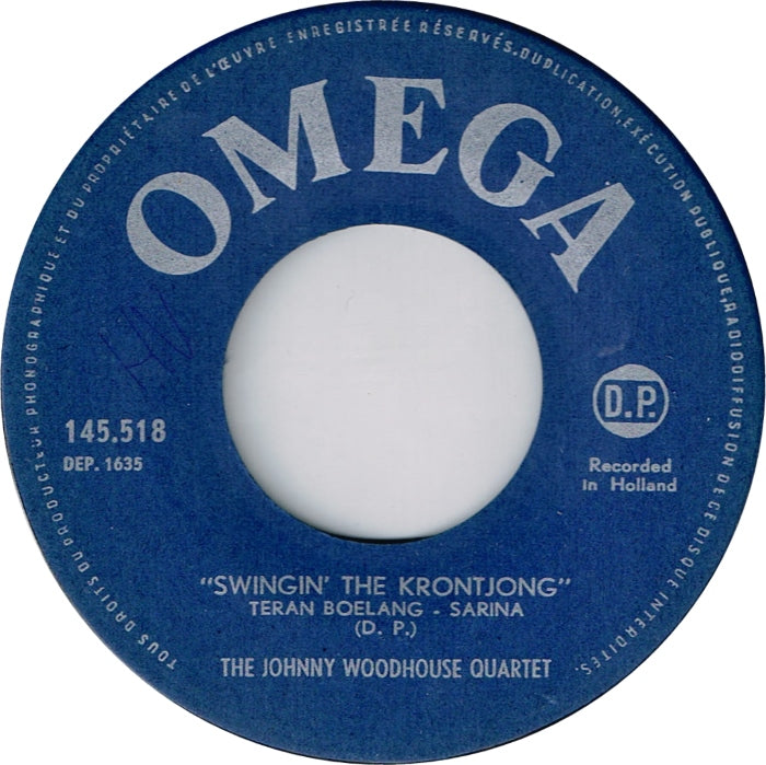 Johnny Woodhouse Quartet - Teran Boelang (EP) 34375 Vinyl Singles VINYLSINGLES.NL