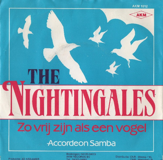 Nightingales - Zo Vrij Zijn Als Een Vogel 03116 Vinyl Singles Goede Staat