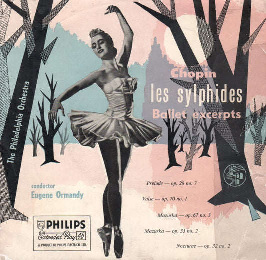 Chopin, Philadelphia Orchestra - Chopin Les Sylphides Ballet Excerpts (EP) 05496 Vinyl Singles EP Goede Staat