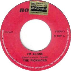 Pick Nick's - I'm Alone 02999 29749 Vinyl Singles Goede Staat