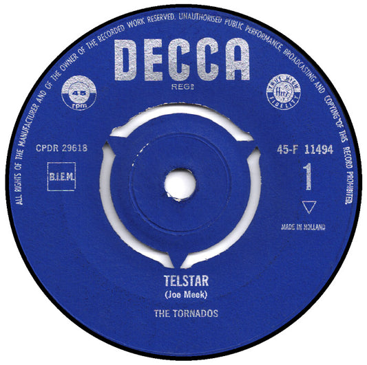 Tornados - Telstar 17127 Vinyl Singles Goede Staat