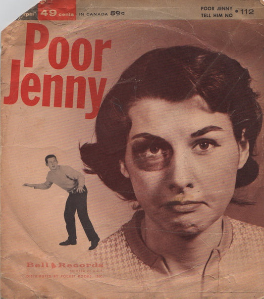 Two Joes - Poor Jenny Vinyl Singles Vinyl Very Good (VG) <br> Hoes Good Plus (G+)