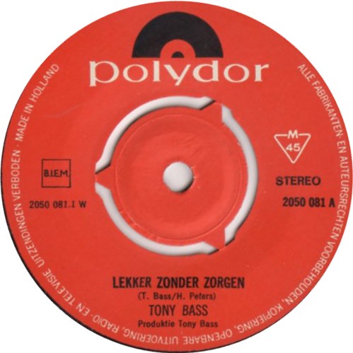 Tony Bass - Lekker Zonder Zorgen 33265