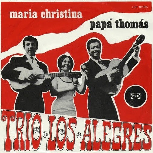 Trio Los Alegres - Maria Christina 16550 Vinyl Singles Goede Staat