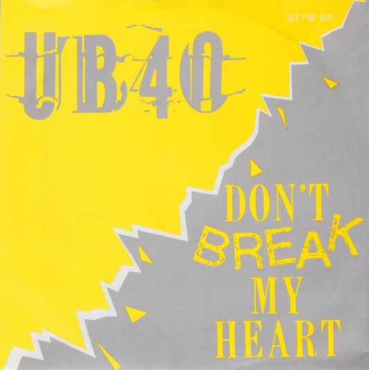 UB 40 - Don't Break My Heart Vinyl Singles VINYLSINGLES.NL