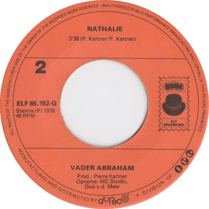 Vader Abraham - Als Je Weggaat Vinyl Singles VINYLSINGLES.NL