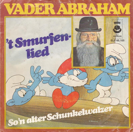 Vader Abraham - 't Smurfenlied 43463 Vinyl Singles Vinyl Zeer Goed / Hoesje Goed "VINYLSINGLES.NL"