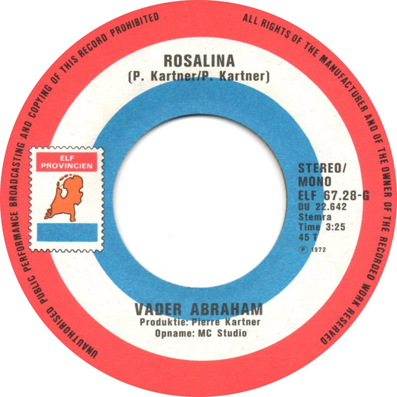 Vader Abraham - Zo Is Het Leven 33963 34960 Vinyl Singles VINYLSINGLES.NL