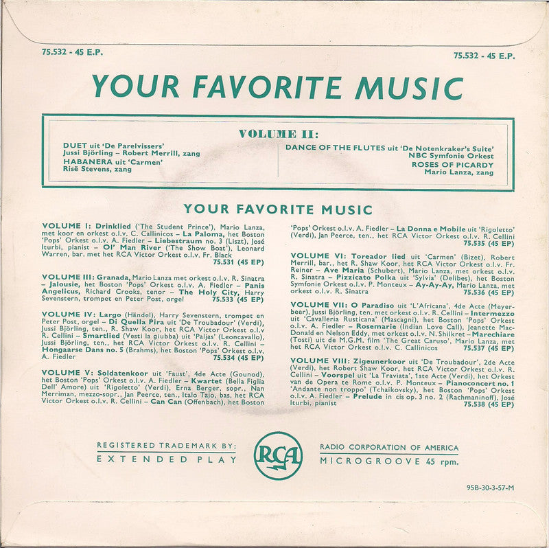 Various - Your Favourite Music Volume I (EP) 14902 Vinyl Singles EP VINYLSINGLES.NL