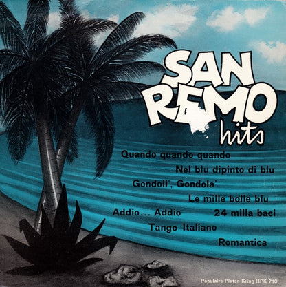 Various Artists - San Remo Hits (EP) 17870 Vinyl Singles EP Goede Staat