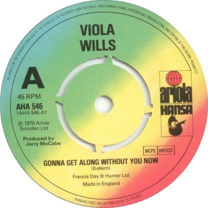 Viola Wills - Gonna Get Along Without You Now 01788 Vinyl Singles Goede Staat