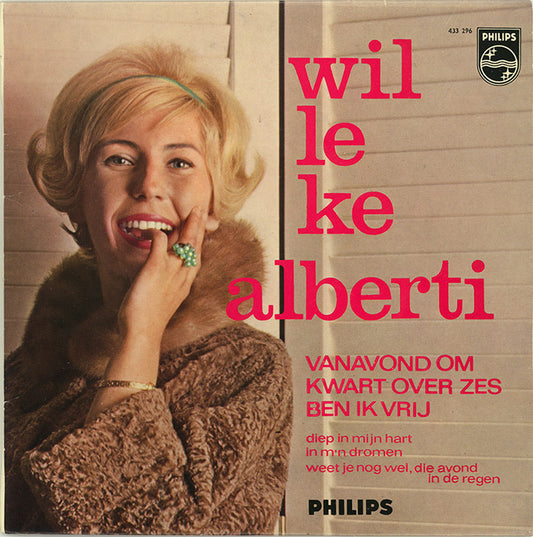 Willeke Alberti - Vanavond Om Kwart Over Zes Ben Ik Vrij (EP) 22701 Vinyl Singles EP VINYLSINGLES.NL