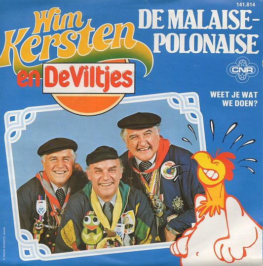 Wim Kersten en De Viltjes - De Malaise-Polonaise 15087 Vinyl Singles VINYLSINGLES.NL