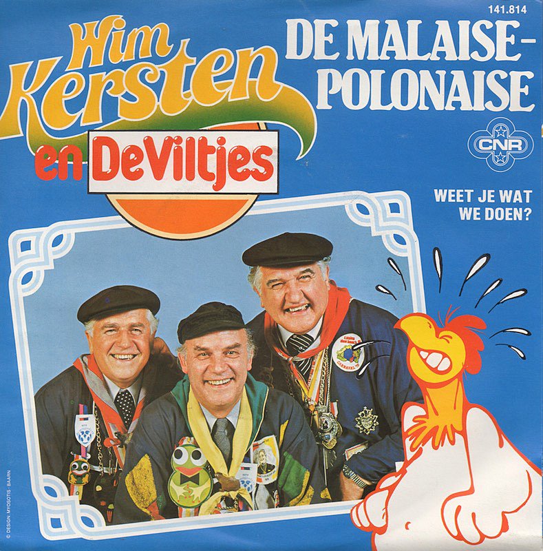 Wim Kersten en De Viltjes - De Malaise-Polonaise 15087 Vinyl Singles Goede Staat