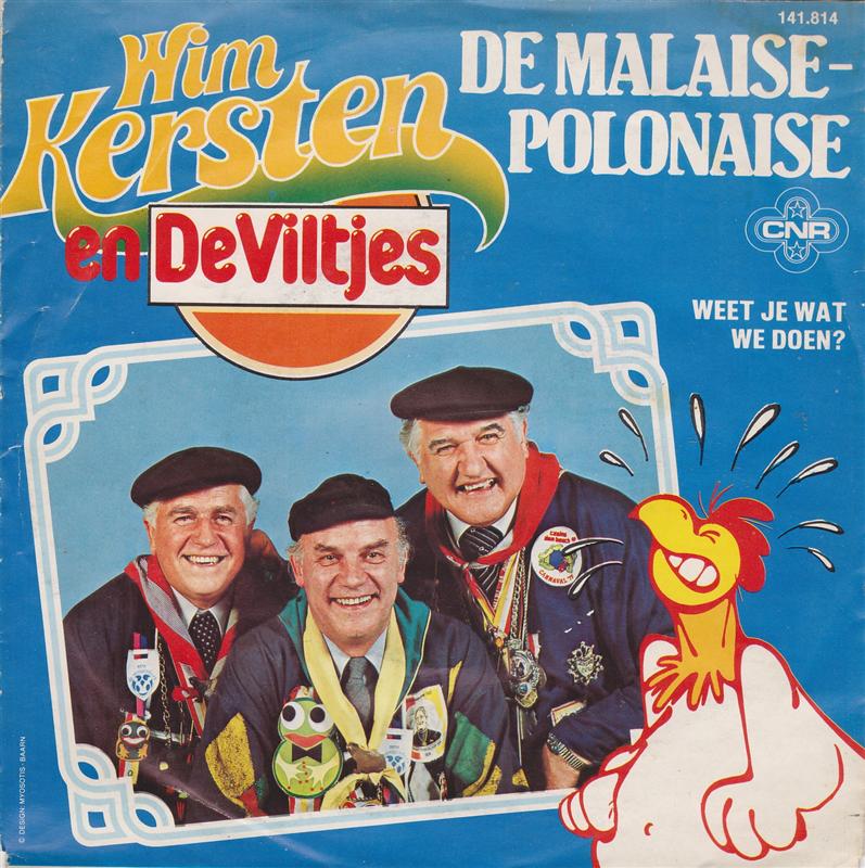 Wim Kersten en De Viltjes - De Malaise-Polonaise 15087 Vinyl Singles Goede Staat