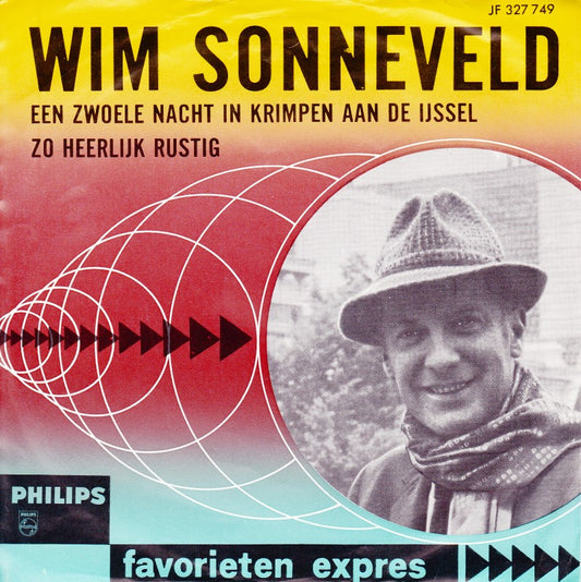 Wim Sonneveld  - Een Zwoele Nacht In Krimpen Aan De IJssel 17345 09346 11710 Vinyl Singles VINYLSINGLES.NL