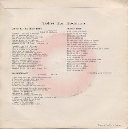 Wolvega's Mannenkoor - Eigen Lân Yn Eigen Hân 23968 23964 Vinyl Singles VINYLSINGLES.NL