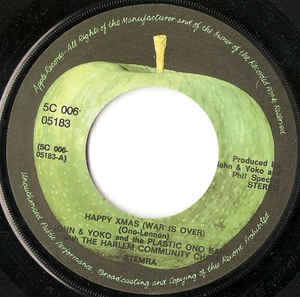 John & Yoko / The Plastic Ono Band With The Harlem Community Choir - Happy Xmas (War Is Over) 02180 Vinyl Singles VINYLSINGLES.NL