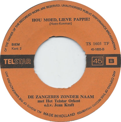 Zangeres Zonder Naam - Achter In 't Stille Klooster 28721 Vinyl Singles VINYLSINGLES.NL
