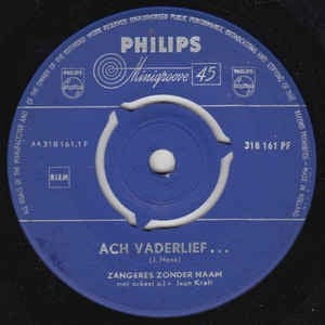 Zangeres Zonder Naam - Ach Vaderlief... Vinyl Singles VINYLSINGLES.NL